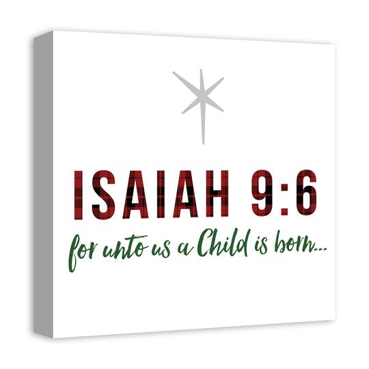 Isaiah 9:6 Canvas Wall Art